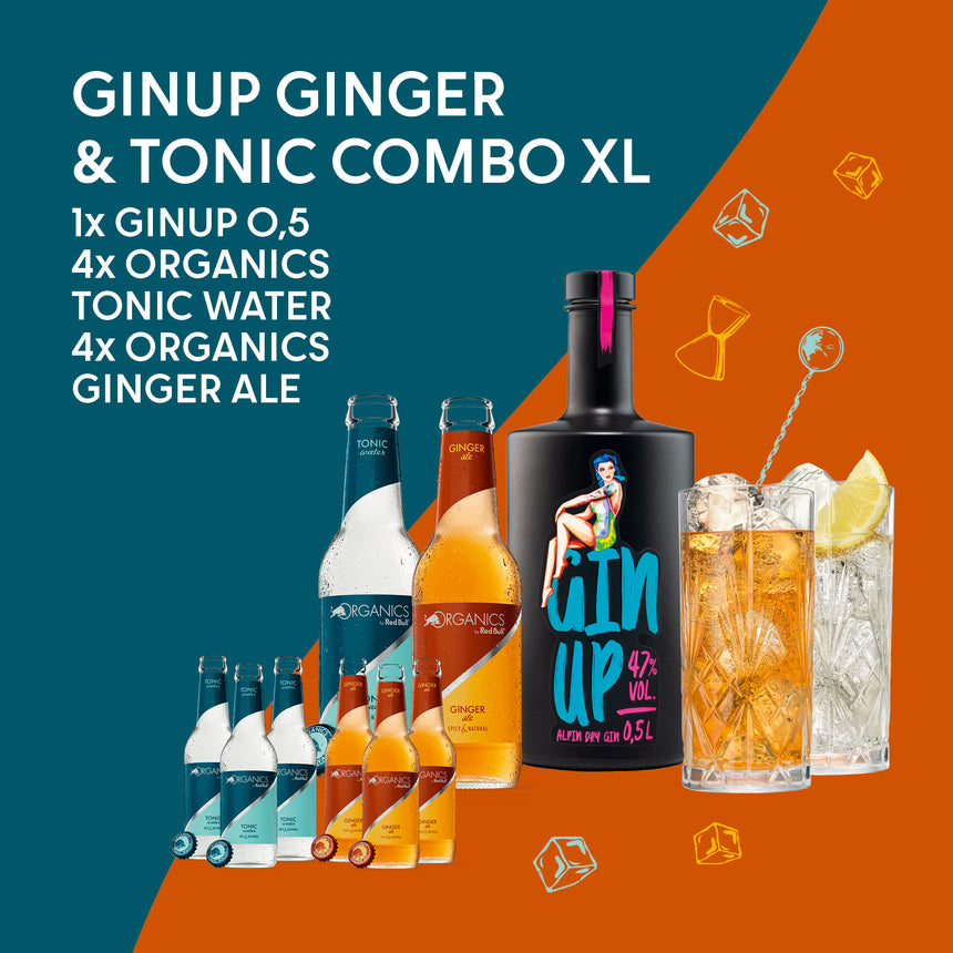 GinUp Organics Ginger & Tonic Combo XL