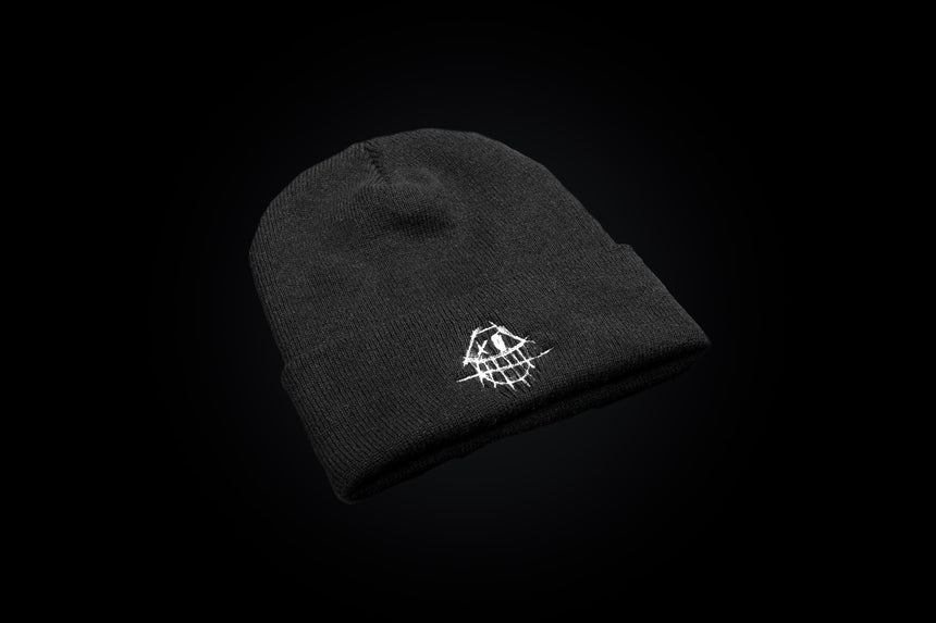 Smile if you can...Beanie Black one size