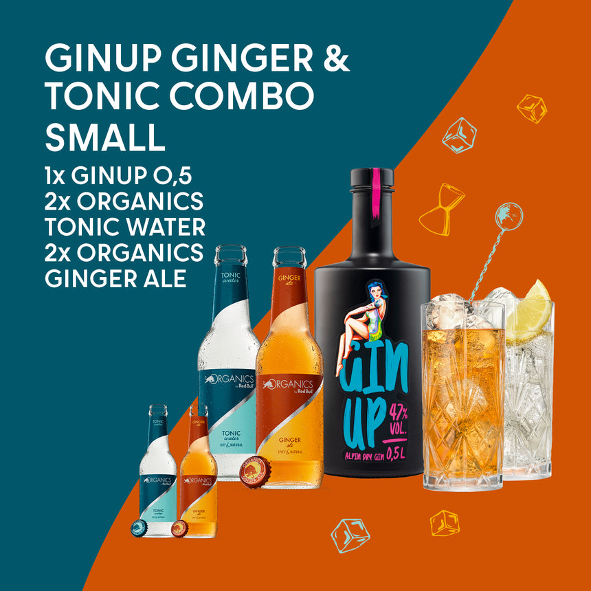 GinUp Organics Ginger & Tonic Combo Small